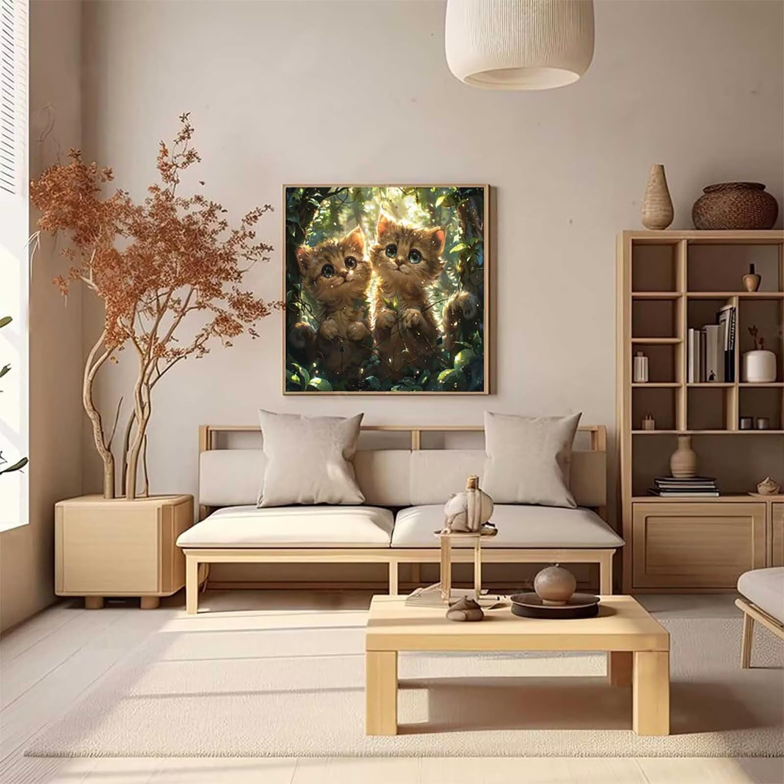 5D Diament Malarstwo Kot Numer Numeru Dorosły, Diamentowe Malarstwo Śliczne Dorosły, DIY Hobby Kreatywny zestaw dla dorosłych, Numer Malarstwo Rhinestone Zestaw Ścieg krzyżykowy, Boże Narodzenie