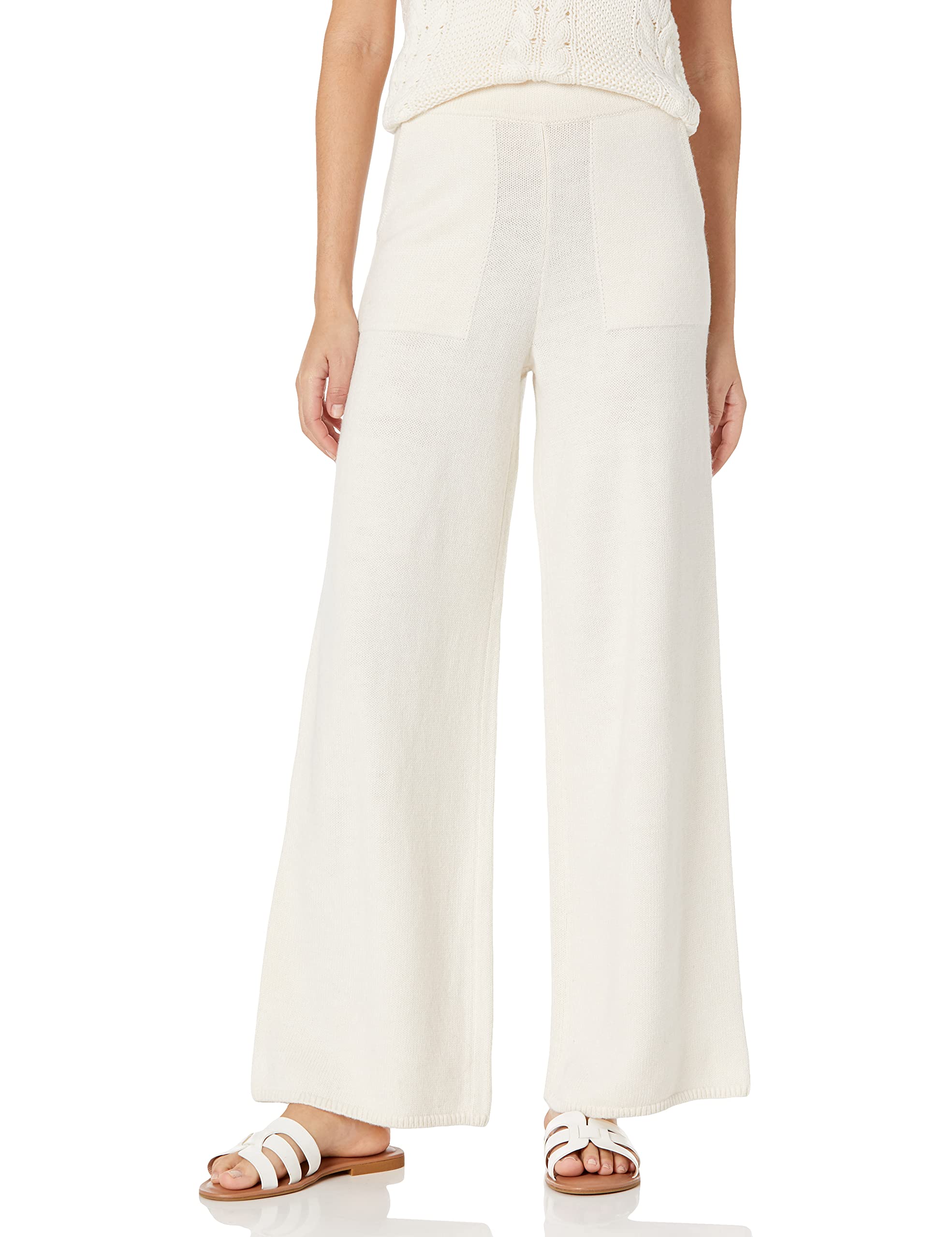 Nuevo Pantalones Blancos Anchos Mujer | Compra Online a Precios Super  Baratos