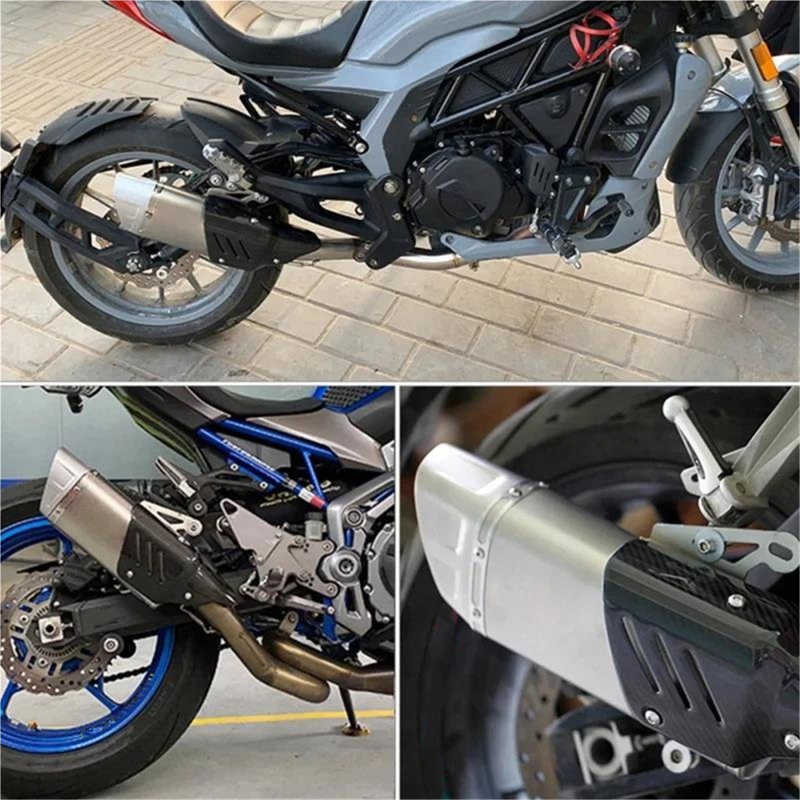 51 mm uniwersalny motocykl ucieczka Motocross Motocykl rura wydechowa do roweru tłumika do Honda CBR650F CBR300 akcesoria