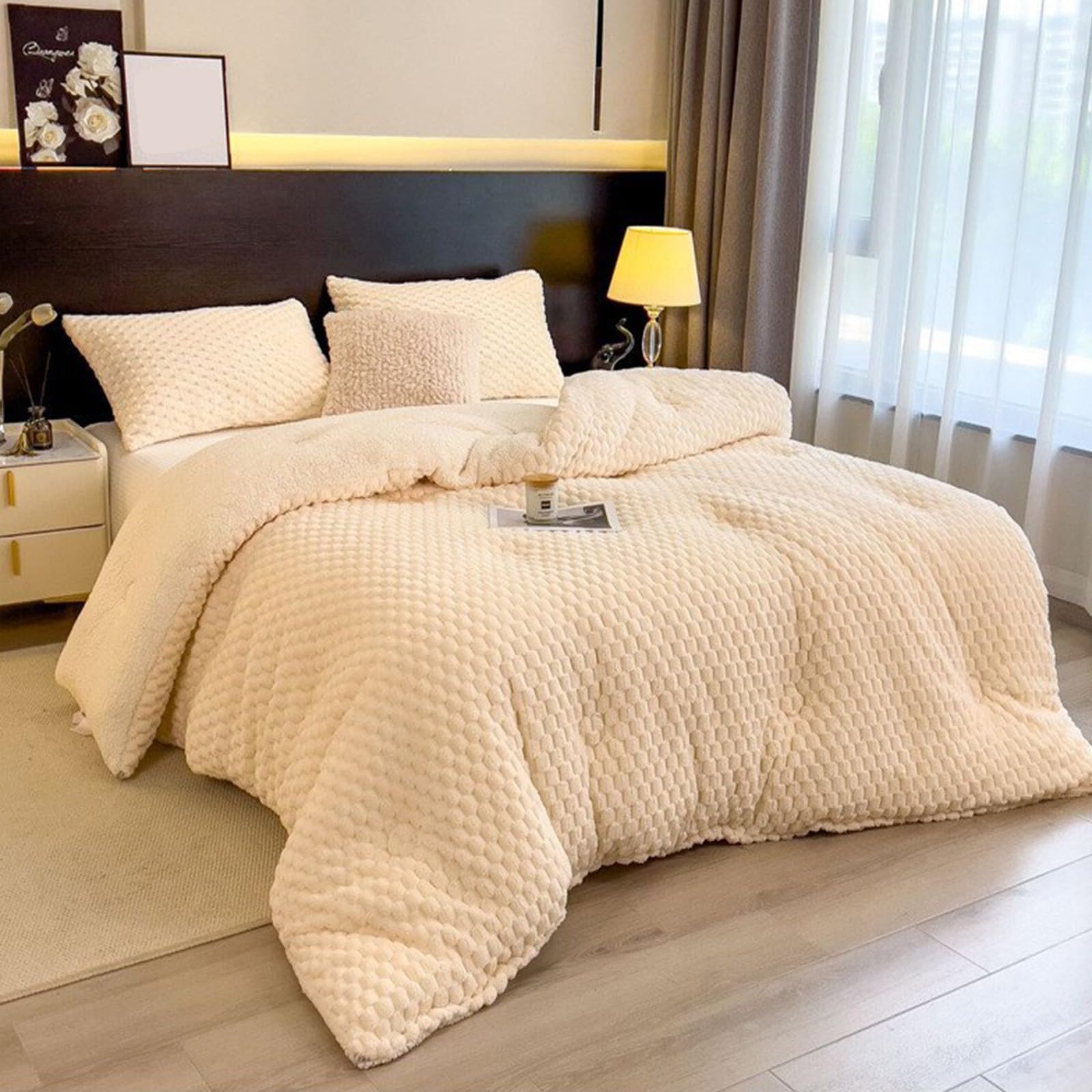 Edredones de invierno aislantes para habitaciones frías edredón grueso