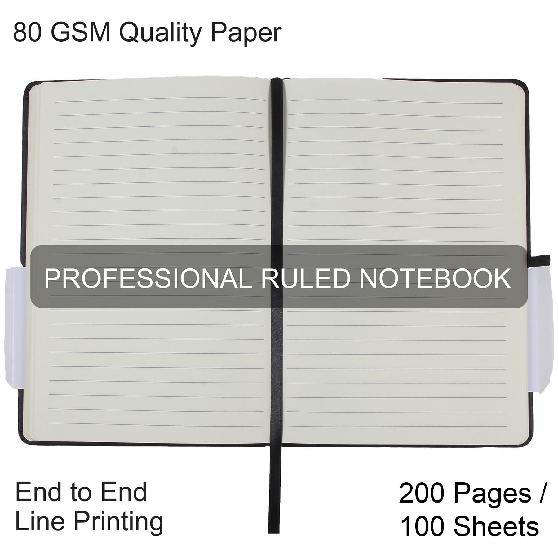 LYDTICK Confezione da 20 diari per scrivere quaderni a righe all'università, quaderni con copertina rigida (200 pagine) per note, diari a righe per lavoro, casa, scuola, affari, 14,5 x 21,3 cm, colori