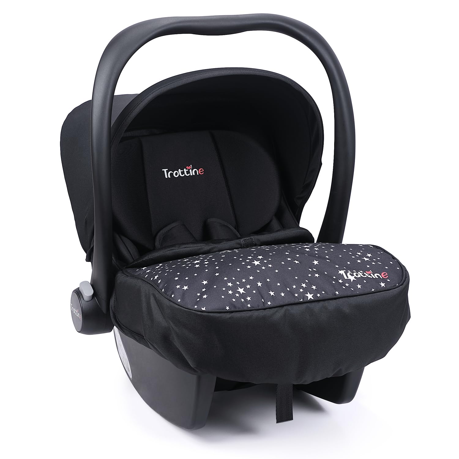 TS Cassiope TRAVEL SYSTEM Duo 2-en-1 : poussette compacte longue durée naissance-4 ans (22kg max) avec habillage pluie, combinée à un siège auto bébé R129 40-83 cm (13 kg max) – NoirEtoile
