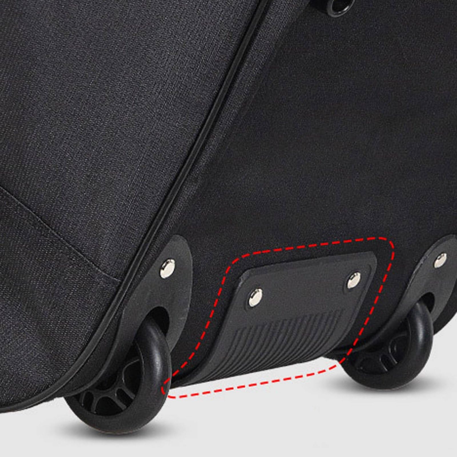 TISHITA Funda de Viaje para Golf Bolsa Trolley Estuche Maleta Porta Palos con Ruedas Plegable Refuerzos Inferiores en Oxford Fácil de Adecuada para Aeropuertos Hoteles Desplazamientos