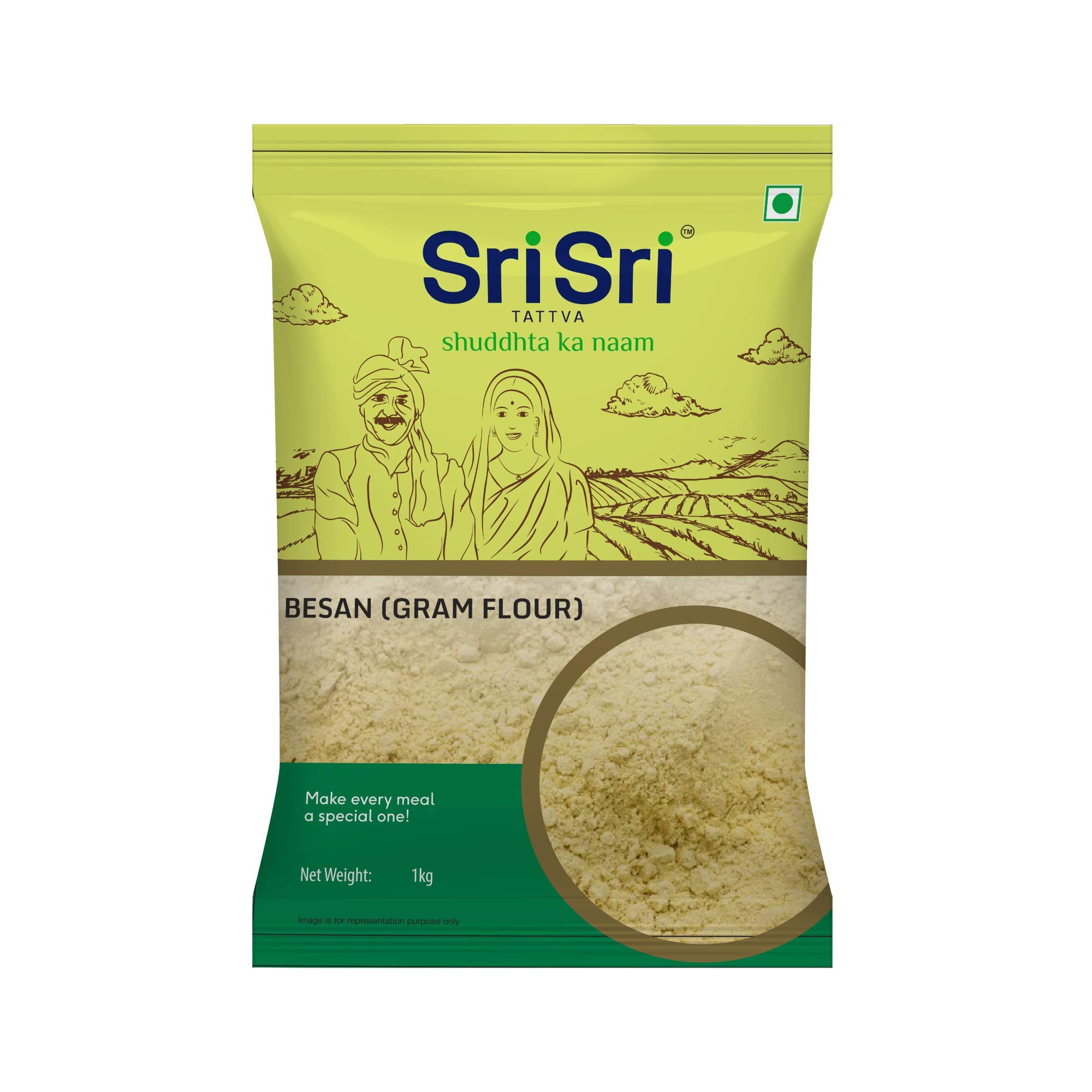 Sri Sri TATTVA shuddhta ka naam Besan(Gram Flour),1Kg (B08HQCDW69) Amazon Price History, Amazon Price Tracker