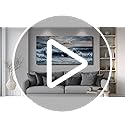 ERQINHUA Large Canvas Wall Art For Living Room Restaurant Wall Decor For Bedroom Marine Landscape Paintings Office Wall Prints Pictures Artwork Ready To Hang Hotel Room Home Decoration 24"x48"