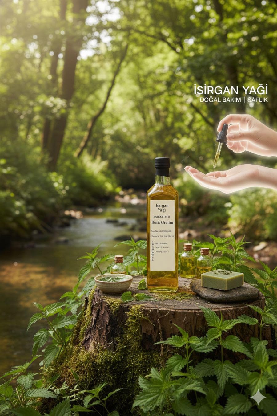 Aktar Diyarı Isırgan Yağı 500 ML - Bitkisel Yağ, BTY-ADY93426