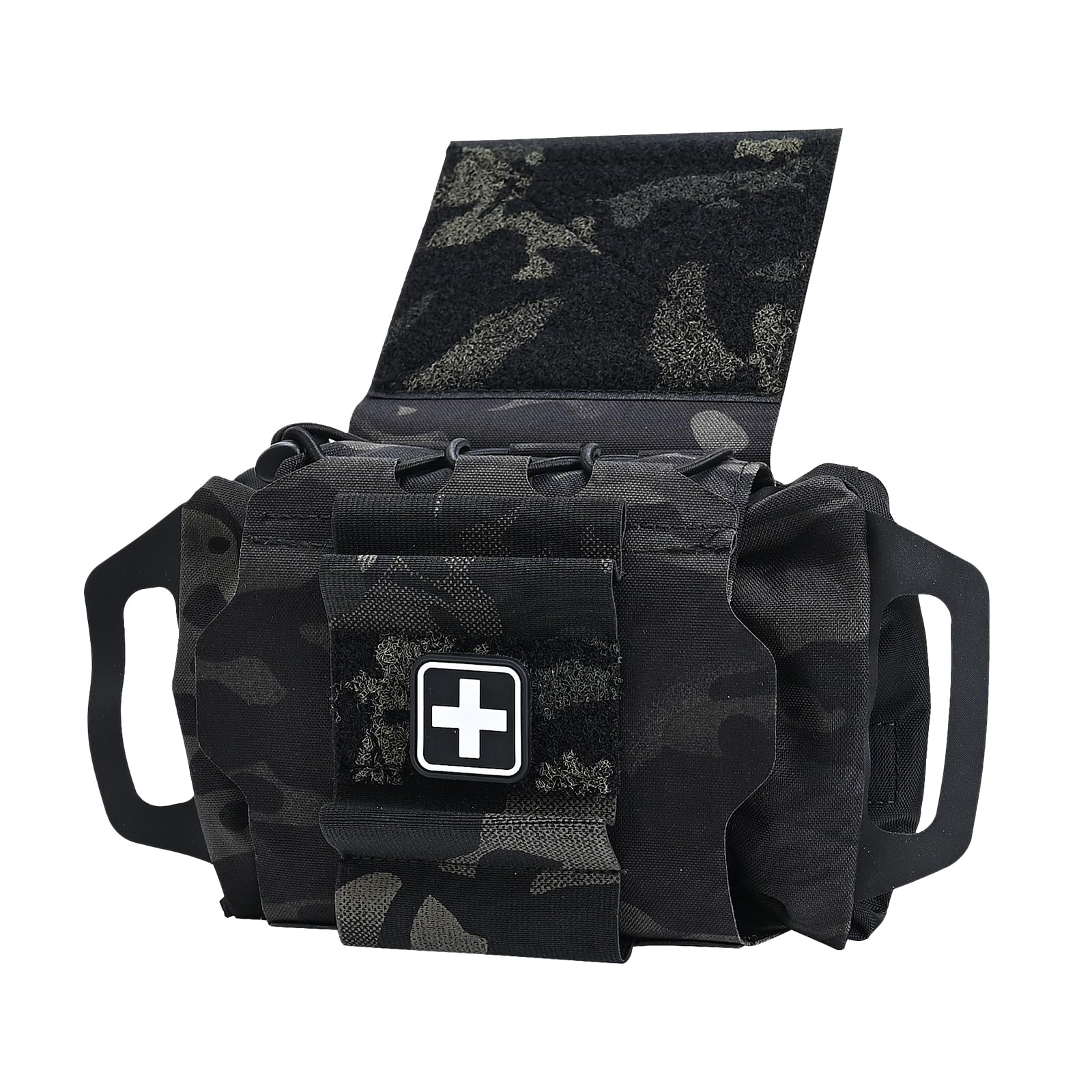 SABADORapid/Quick Deploy First Aid Kit Pack Tactical IFAK Pouch Two-Piece System Med Roll Carrier Hypalon Handle Outdoor Sport Hunting Bag