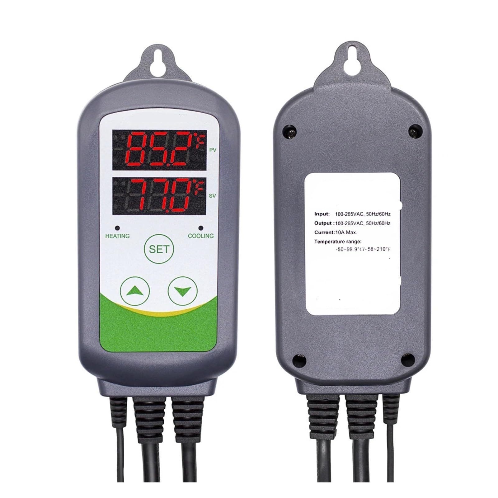 Controlador de temperatura precableado de refrigeración de calefacción Universal 3 tipos de controlador de temperatura de ITC-306, ITC-308, ITC-310T-B(ITC-308)