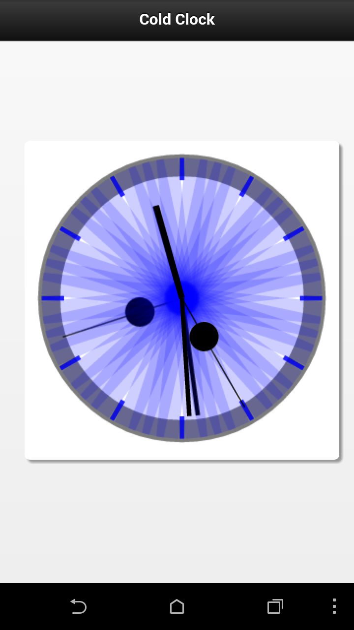 Cold Clock - App on Amazon Appstore