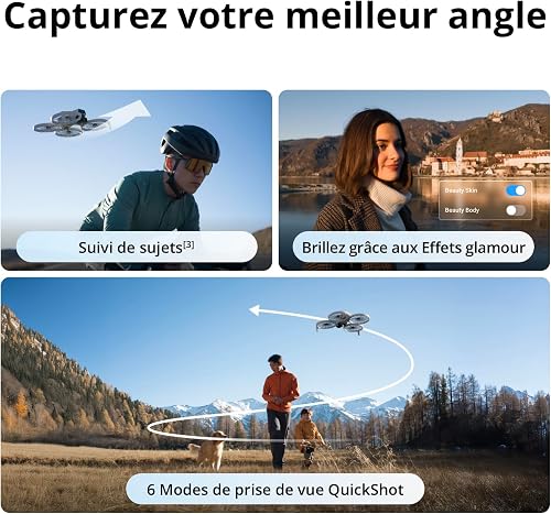 DJI Flip Fly More Combo With RC 2 Screen Remote Controller, Drone With 4K UHD Camera for Adults, Palm Takeoff, Auto Return, Intelligent Flight, 3 Batteries for 93-Min Flight Time - 5