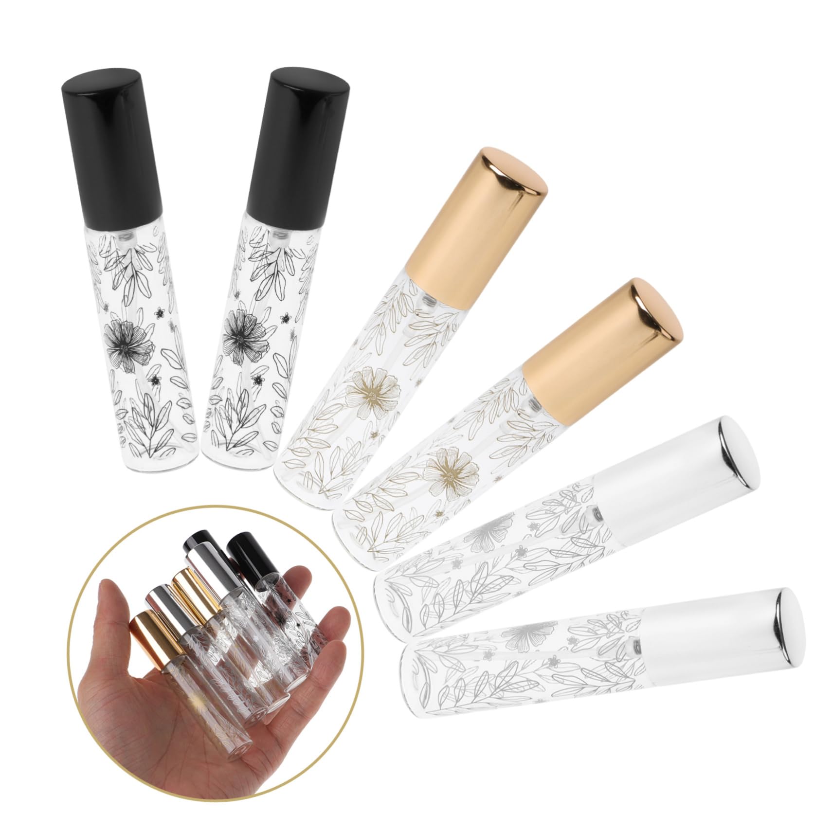 Didiseaon 30pezzi Bottiglie Spray Per Profumi e Lozioni Contenitori Per e Cosmetici Design Stampate Ricaricabili e Facili Usare