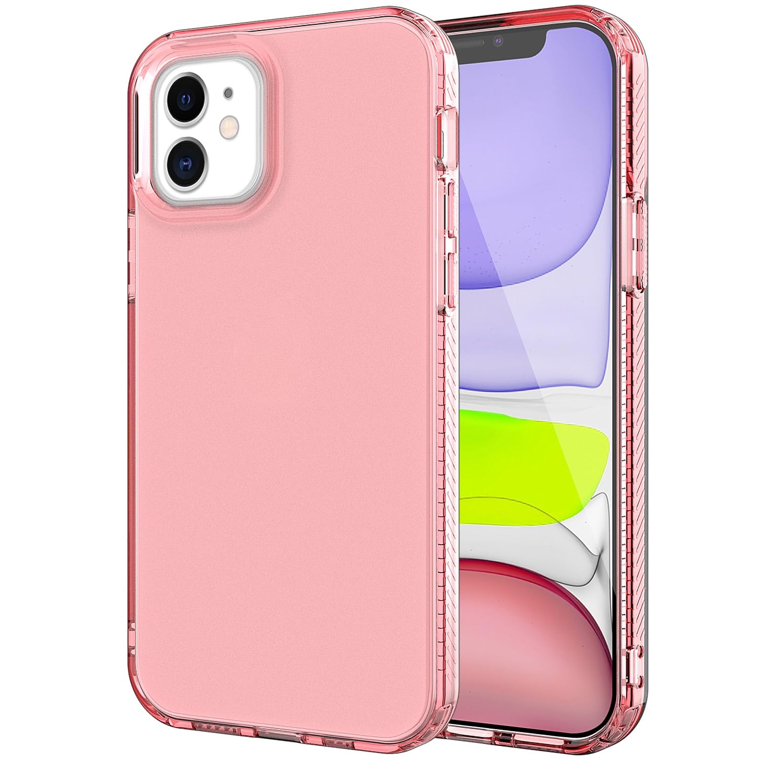 Coque iPhone 12 antichoc transparente en TPU flexible anti-jaunissement