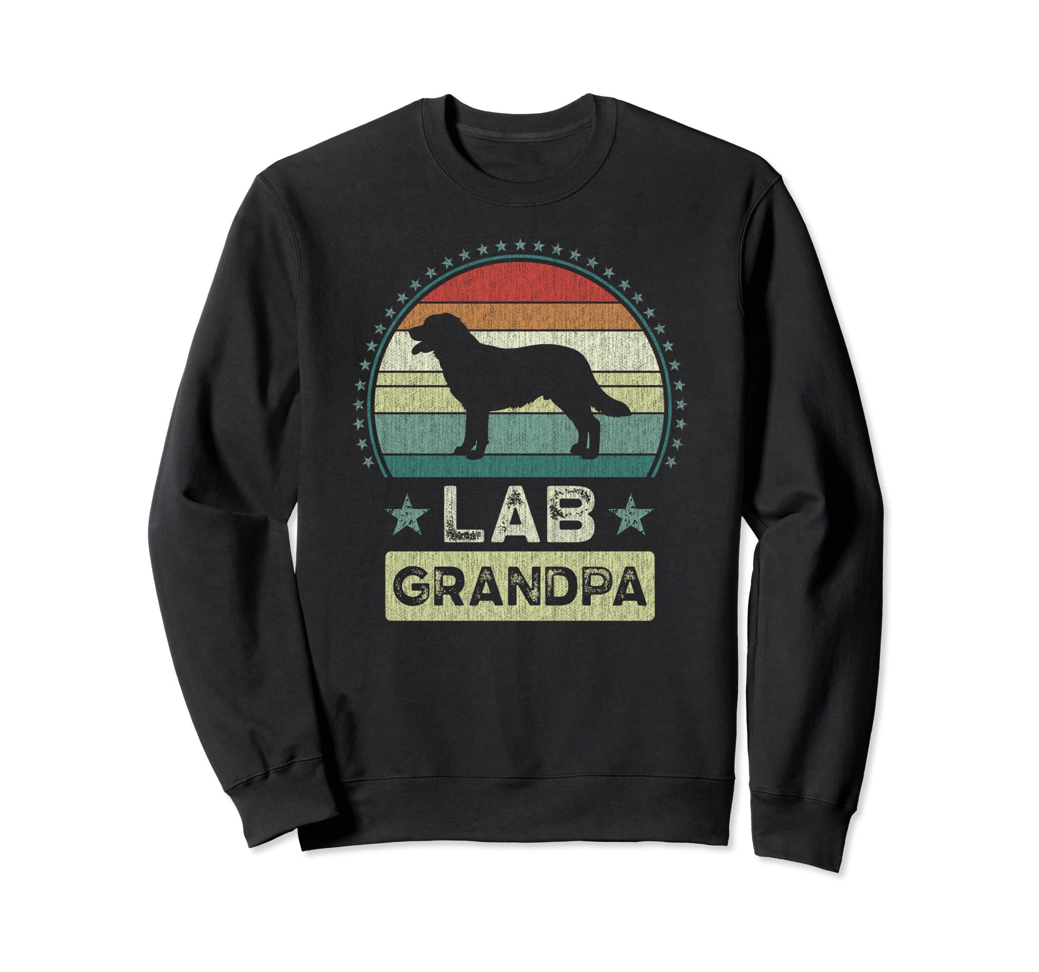 Lab Grandpa, Father's Day, Labrador Grandfather Sweatshirt