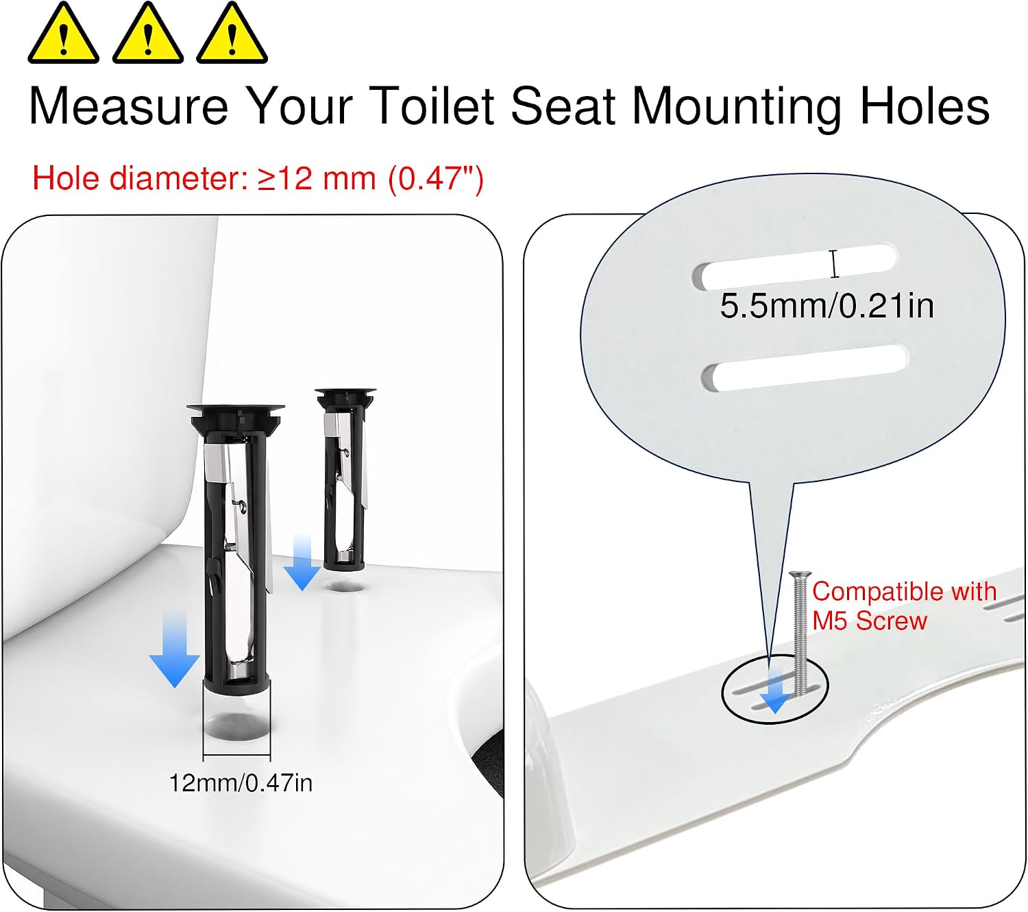 Toilet Safety Rails for Seniors Flip-up Toilet Grab Bars Safety Handle | Space-saving & Freestanding; Heavy Duty Metal Frame; No Legs; Easy to Install & Clean; Fits Standard Toilets; 450lbs Capacity