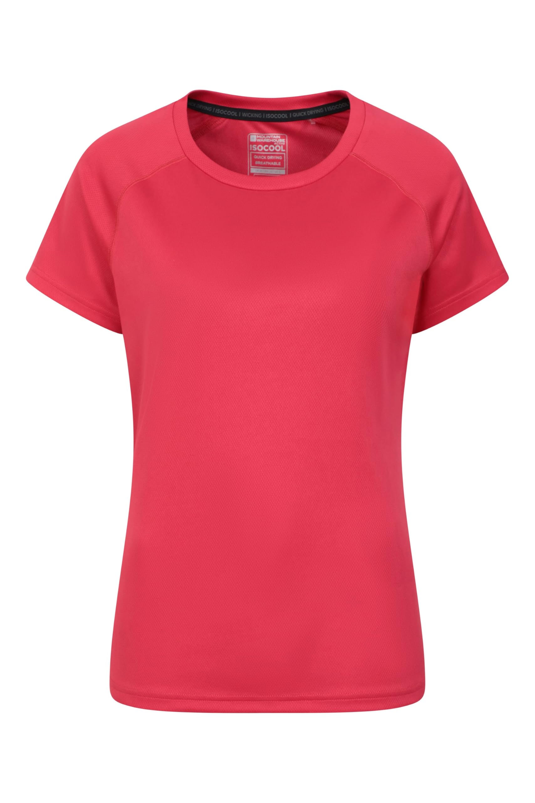 Mountain Warehouse Women's Coral Endurance T-Shirt Lightweight T-Shirt Breathable Top In | Size: 6