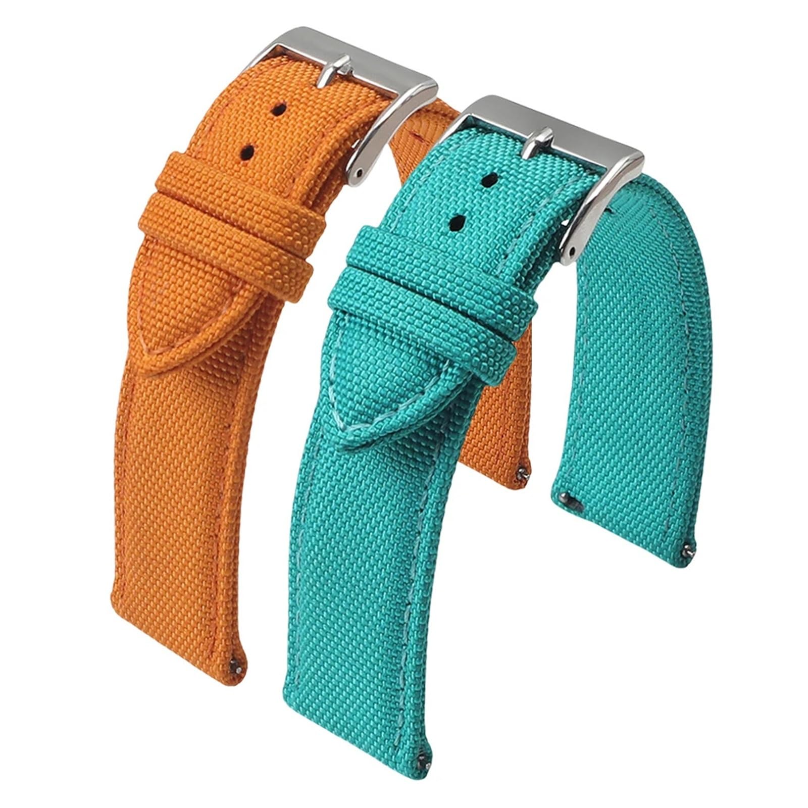Générique NASUNJIA Bracelet De Montre En Toile Voile Imperméable Qualité Supérieure, 18 Mm, 19, 20, 21, 22, 24, Sport Nylon À Dégagement Rapide For Homme