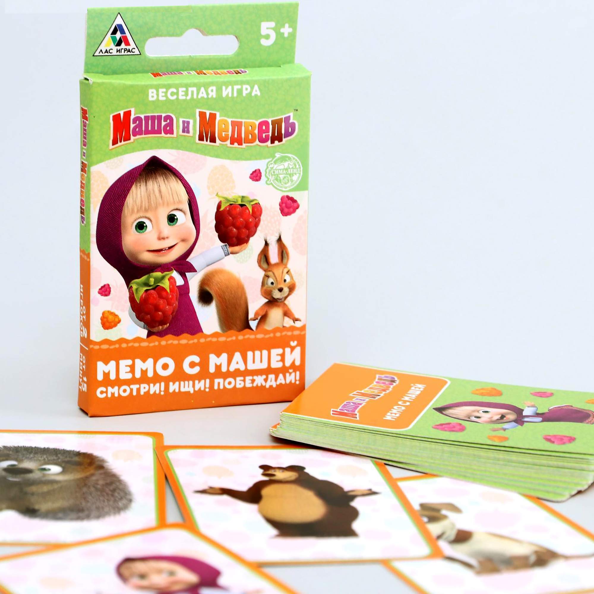 Buy Masha and the Bear Russian Memo Card Game for Kids 3 and Up