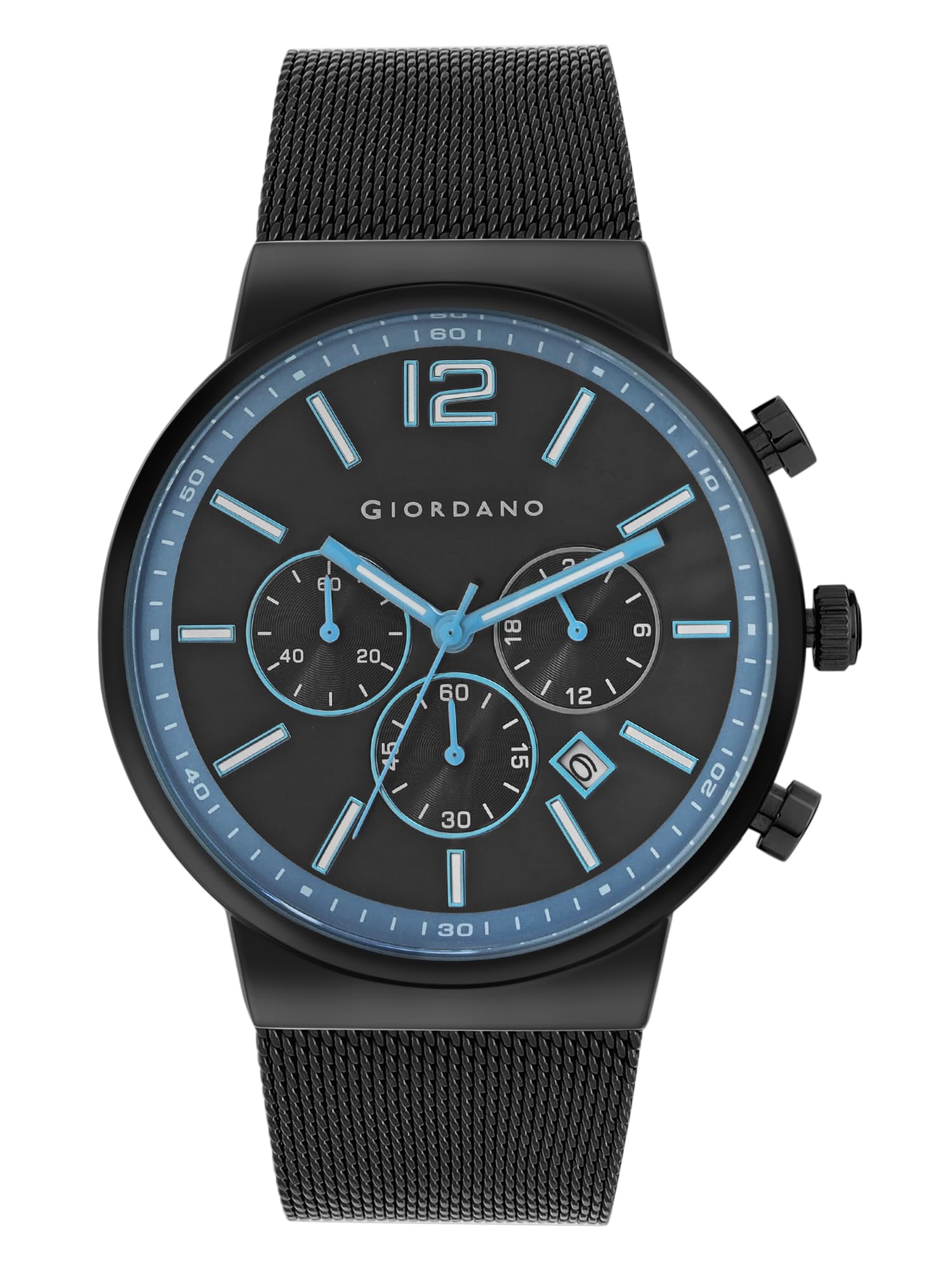 Giordano Analog Stylish Watch for Men & Boys Water Resistant Fashion Watch Round Shape with Multi-Functional Wrist Watch to Compliment Your Look/Ideal Gift for Male - GZ-50074 (B0C7H6G211) Amazon Price History, Amazon Price Tracker