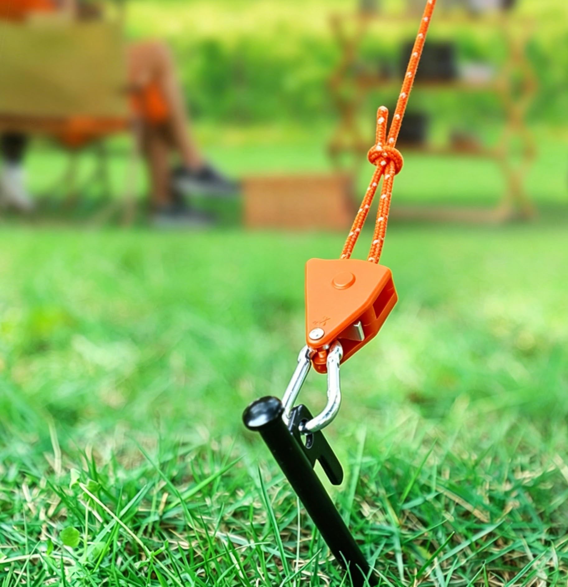 Zeltheringe Set,Abspannseile,Zeltschnur,Für Outdoor Camping(Rot-15cm)