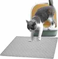 Tappetino Lettiera Gatto In Silicone Paws Care - Antiscivolo 50x38 Cm, Grigio - Foto 5