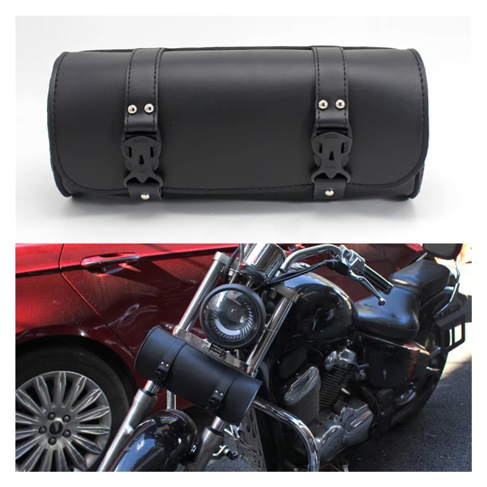 Compatibile Con Suzuki 1 Pz Nero Moto Forcella Anteriore Borse Per Attrezzi Custodia Per Bagagli Borsa Per Parti Sella Accessori Ricambio Sacche Moto