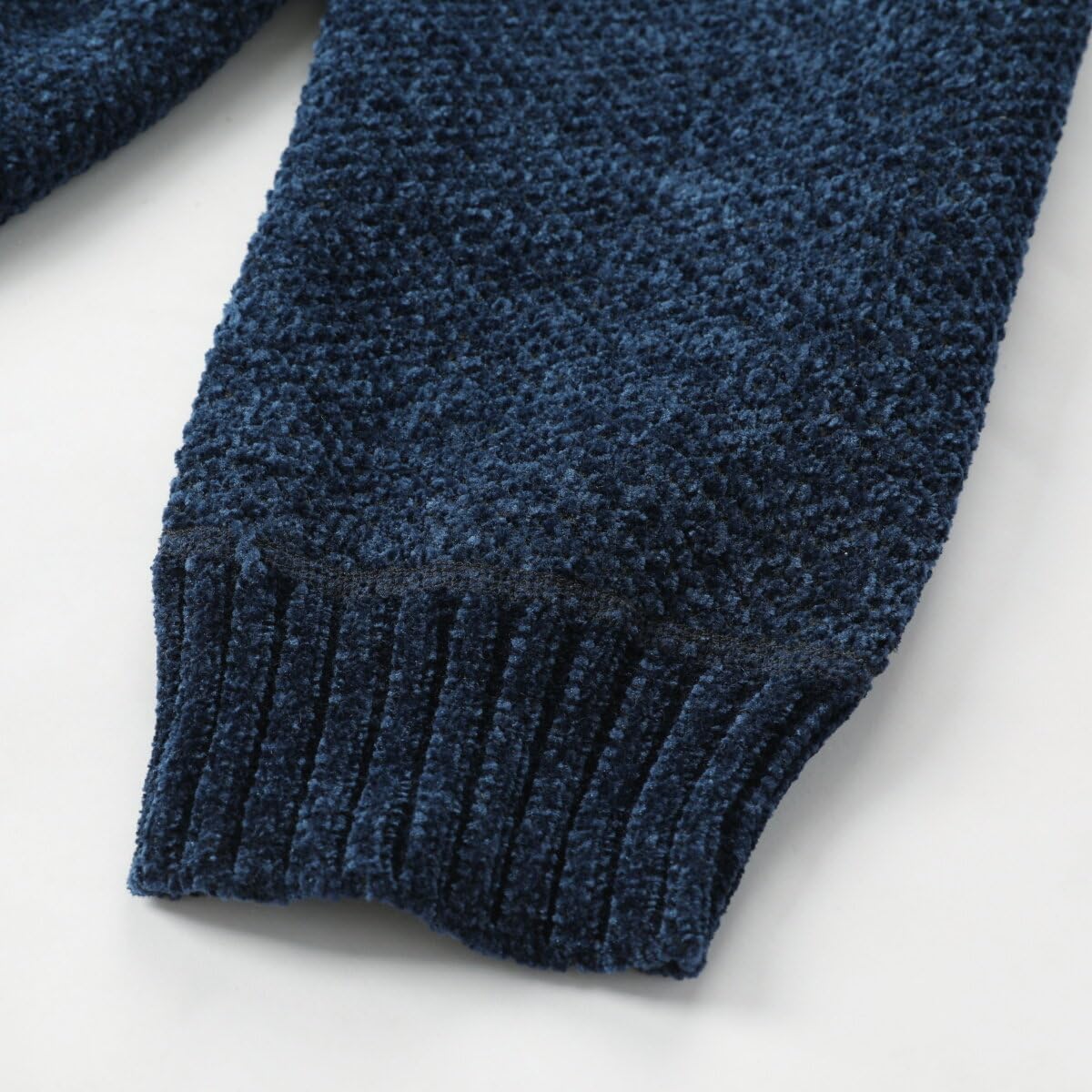 Allthemen Cardigan da Uomo Spesso con Collo Alto e Cerniera Lavorato a Maglia Sweater con Maniche Lunghe in Lana e Cotone