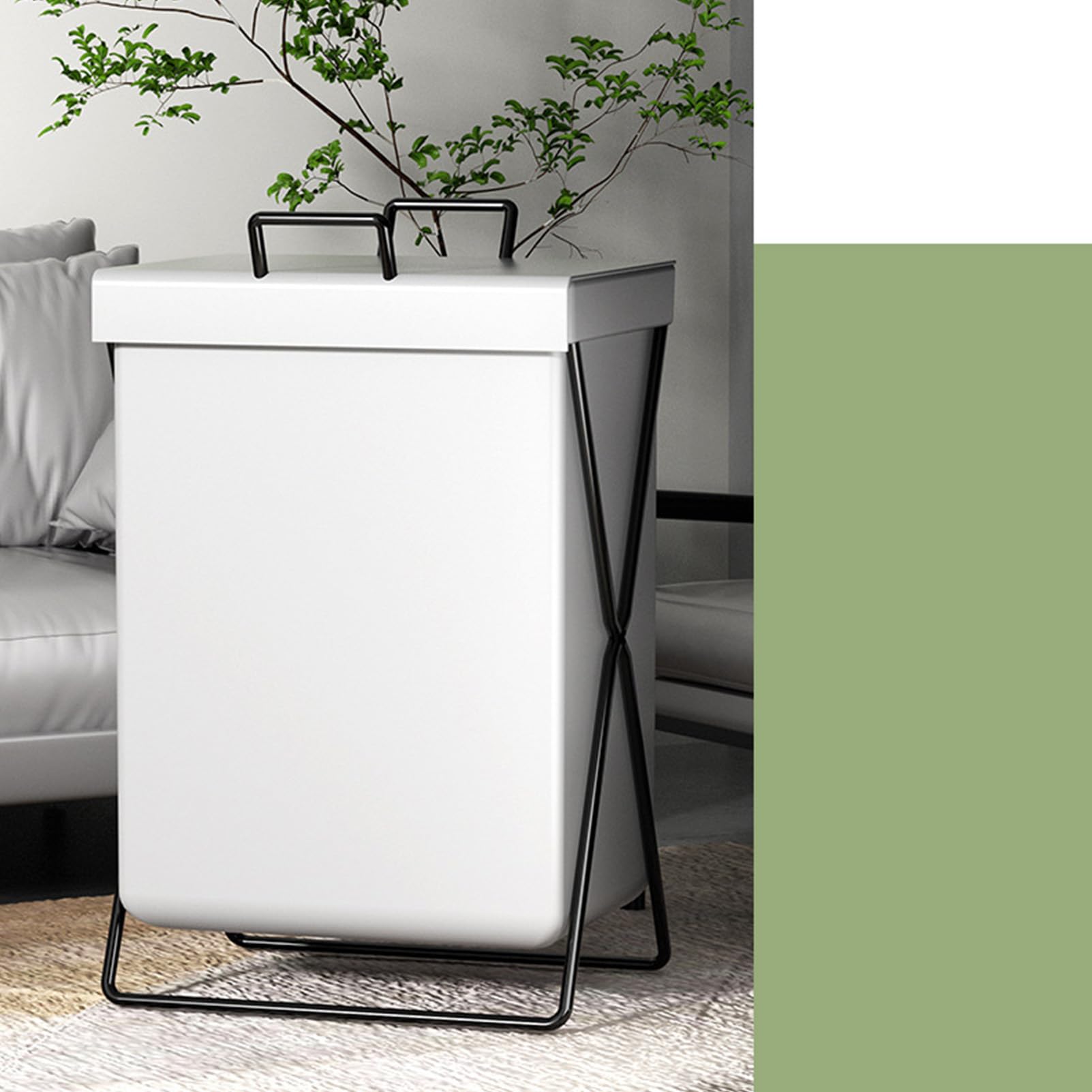 Light Luxury Dirty Clothes Basket, Household Dirty Clothes Basket Storage Basket, Bathroom Shelf