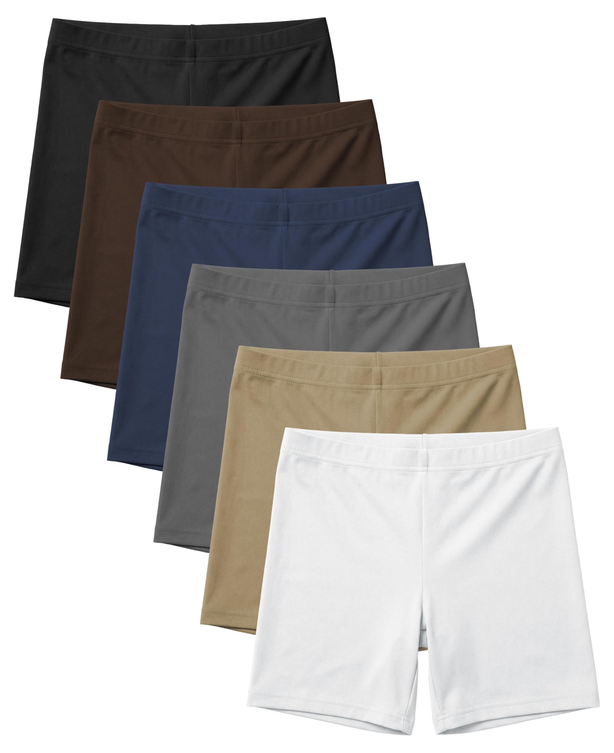 Sexy Basics Women's Ultra Soft Mini Bike Short | Spandex Workout Trunk Boxer | Multi Packs &amp; Colors
