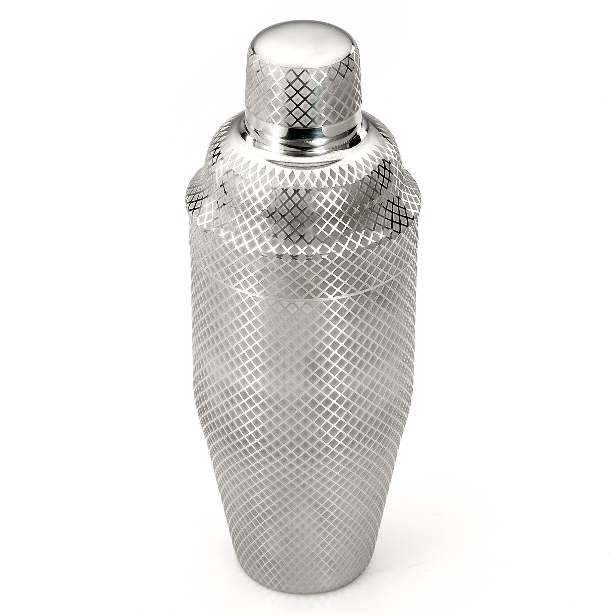 Barfly Set shaker giapponese 3 pezzi Diamond Lattice Etch (700 ml), acciaio inossidabile