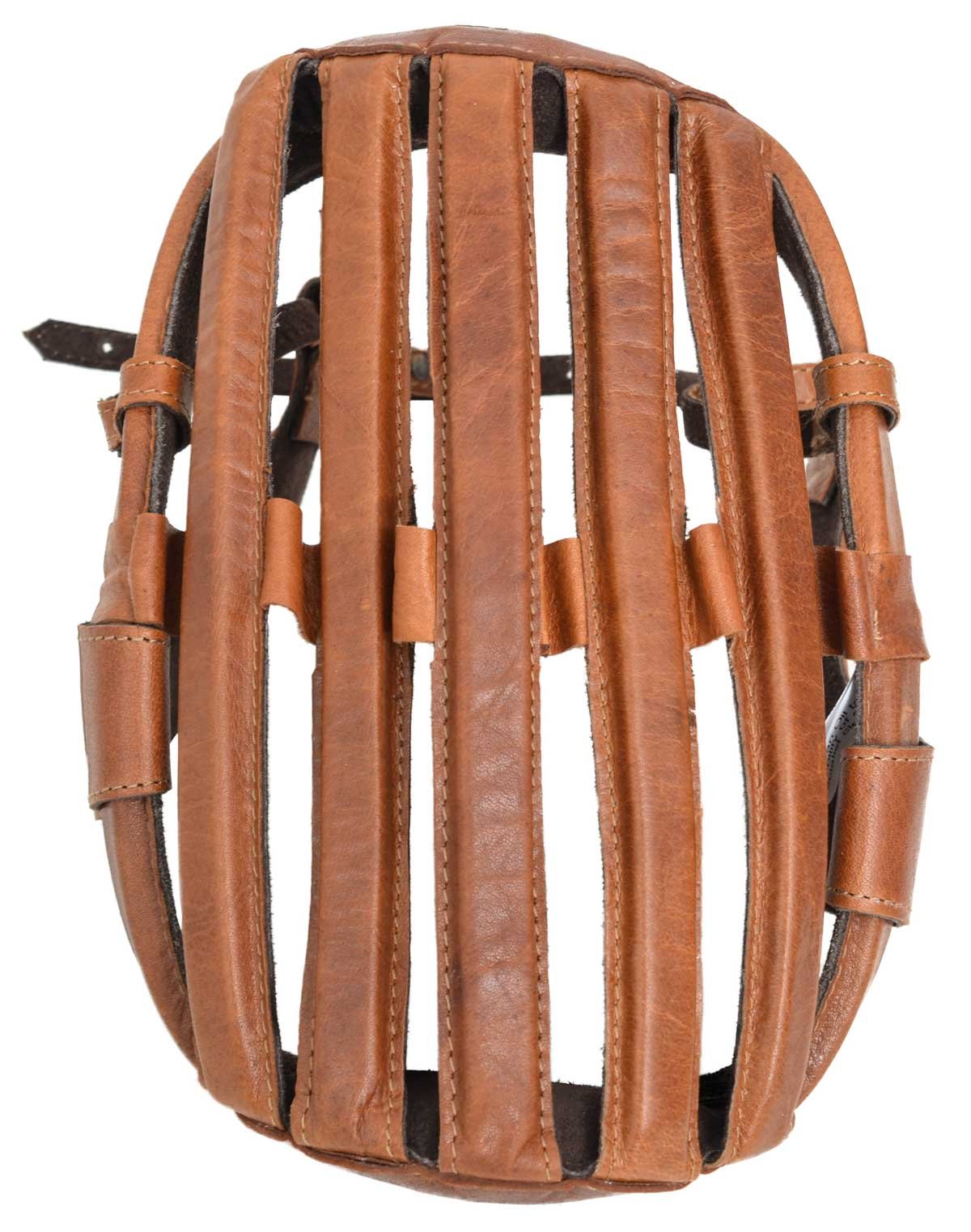 Gusti Accessorio per Bicicletta in Pelle - Jacques A. Design Retro Vintage in Pelle di Bufalo Marrone 56-57 cm