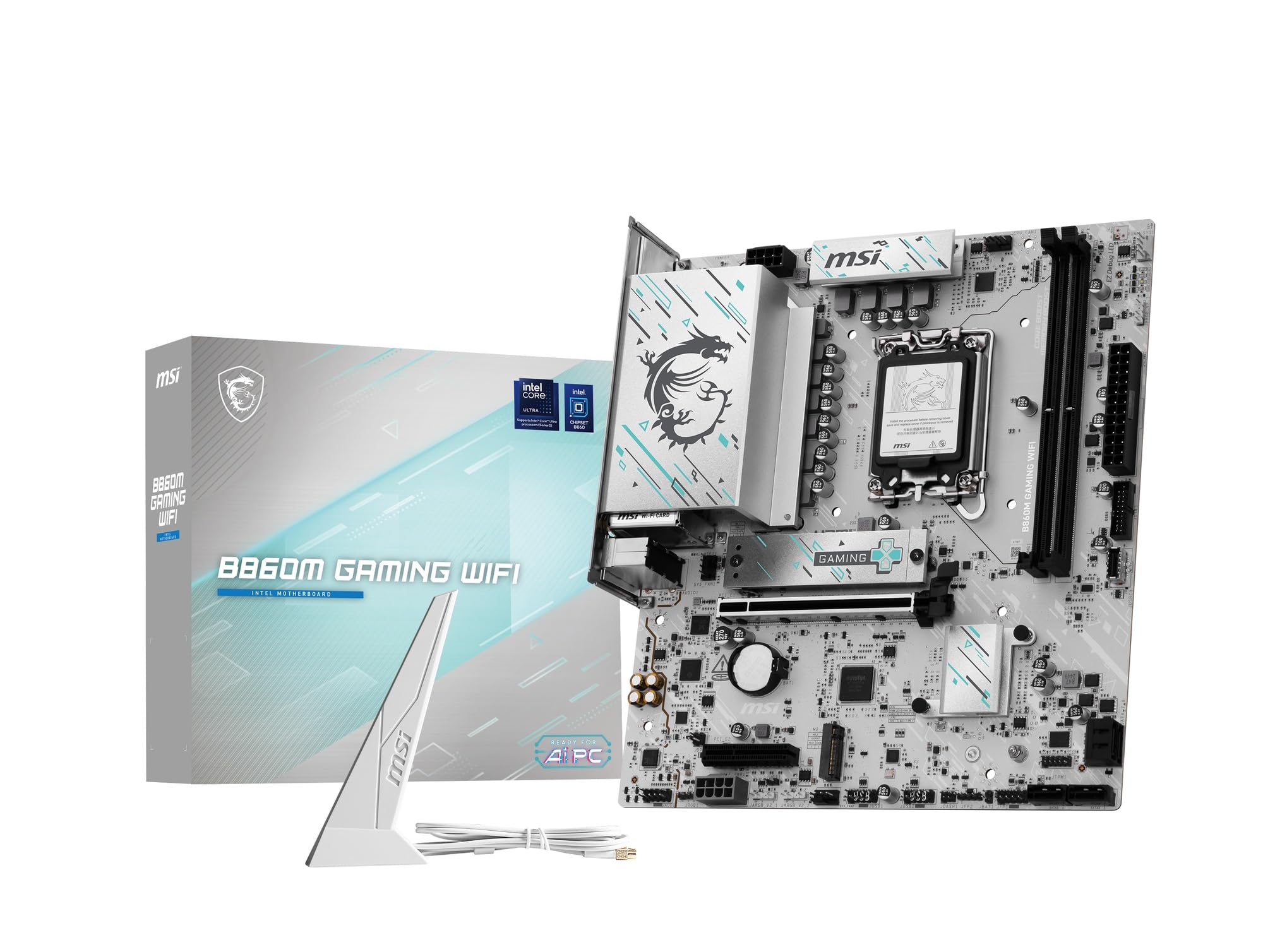 MSI PRO B860M-A WIFI Micro-ATX マザーボード MSI PRO B860M-A WIFI インテル 800シリーズ LGA1851対応 intel B860