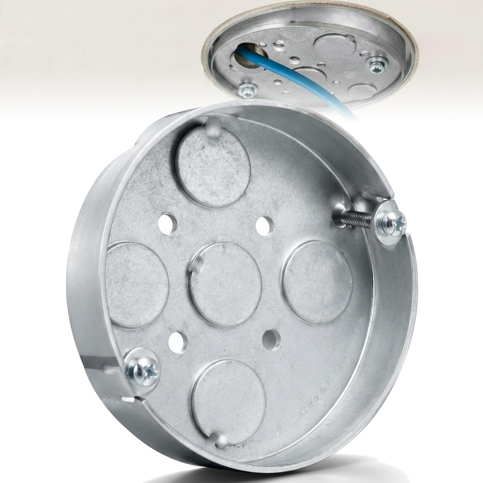 Electrical Boxes - 20 Pack 4" Round Shallow -7 Electrical Boxes - 20 Pack 4" Round Shallow -7