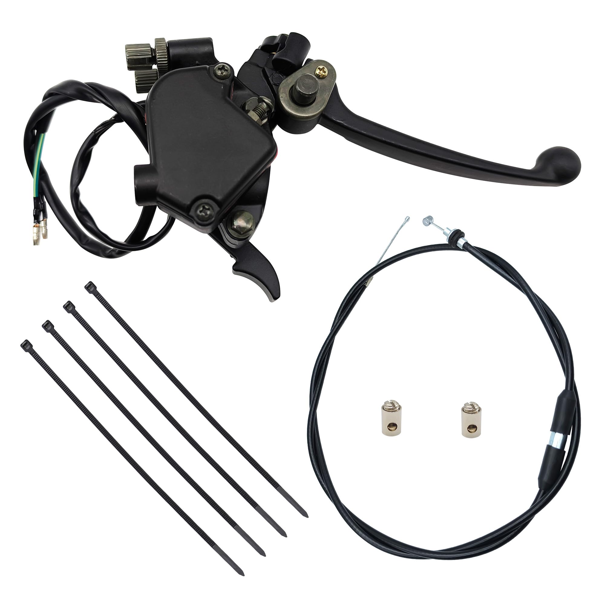 7/8" 22mm Cavo del pollice con doppia leva del freno per 50cc 90cc 150cc 250cc ATV Quad Roketa Taotao Sunl Kazuma Gokart