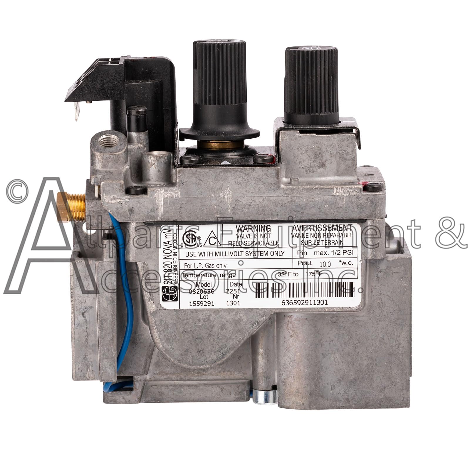 Amazon.com: 0820636/14D0468 SIT 820 Nova mV Propane LP Millivolt