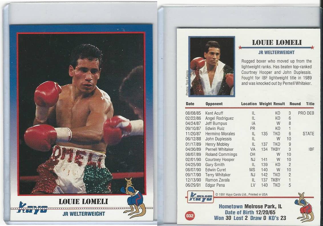 Kayo Boxing Cards