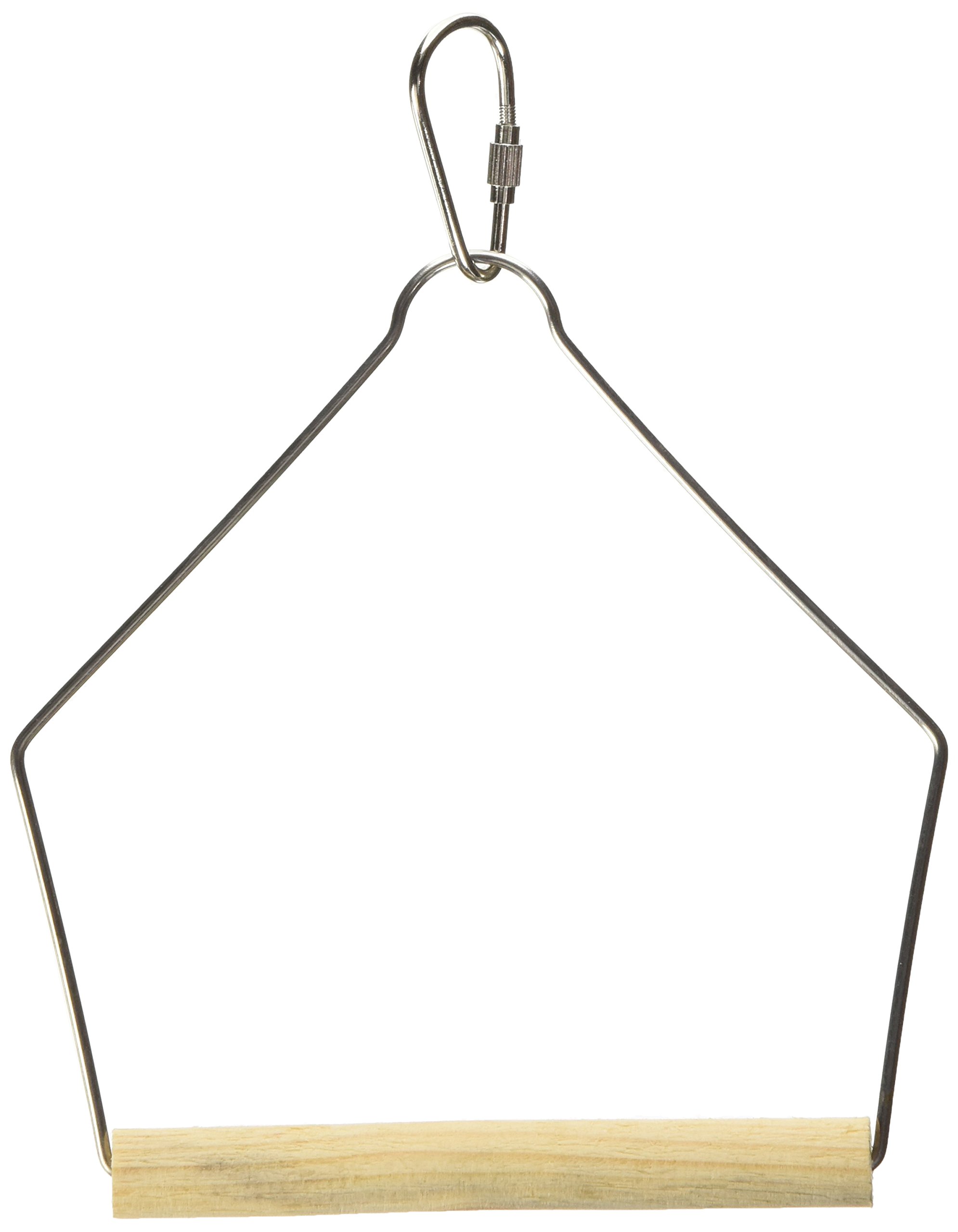 PREVUE PET PRODUCTS BPV388 naturalne drewno Birdie Basics brzoza/druciana huśtawka, 10 x 12 cm