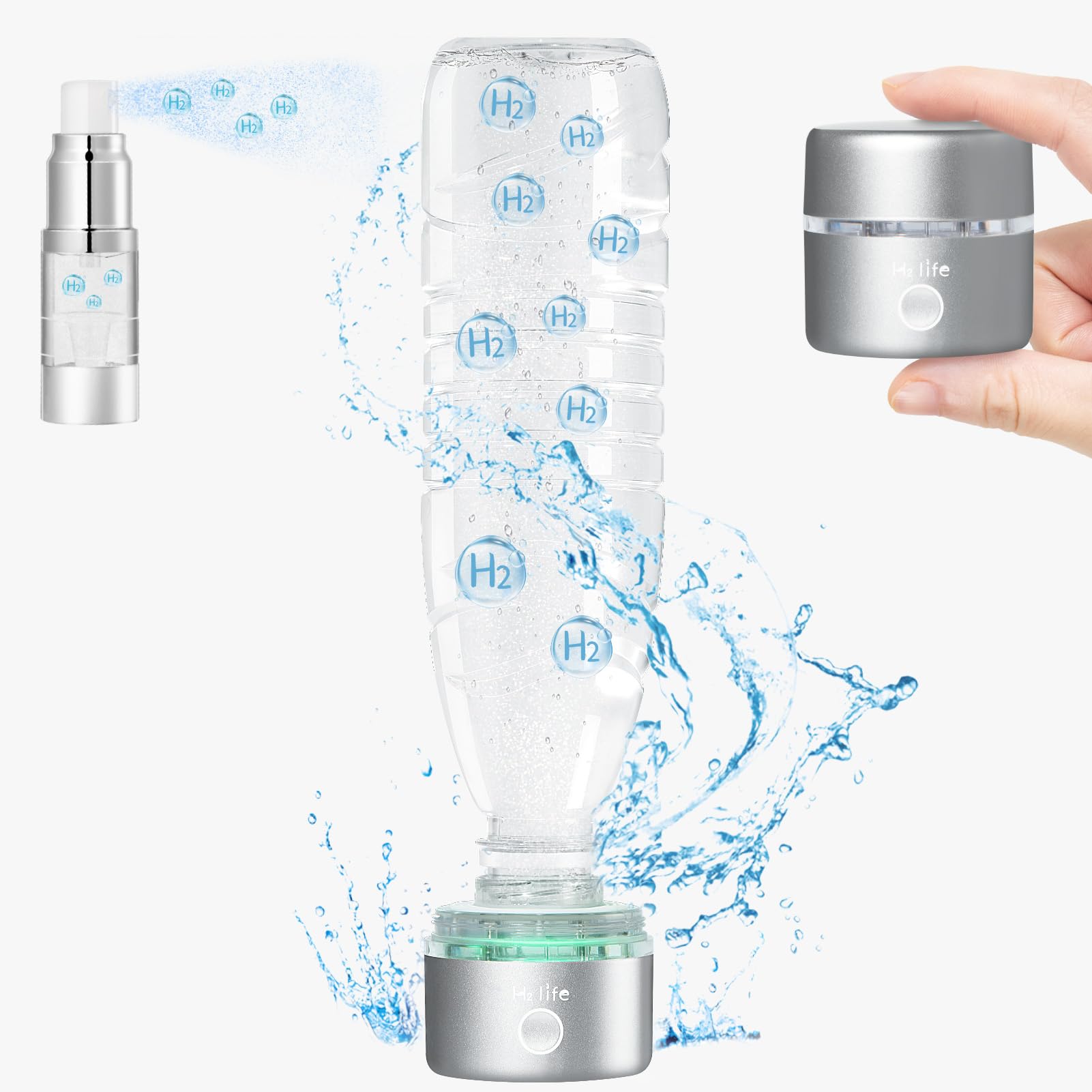 Amazon | H2 Life 水素水生成器 携帯型 高濃度の水素すい生成器