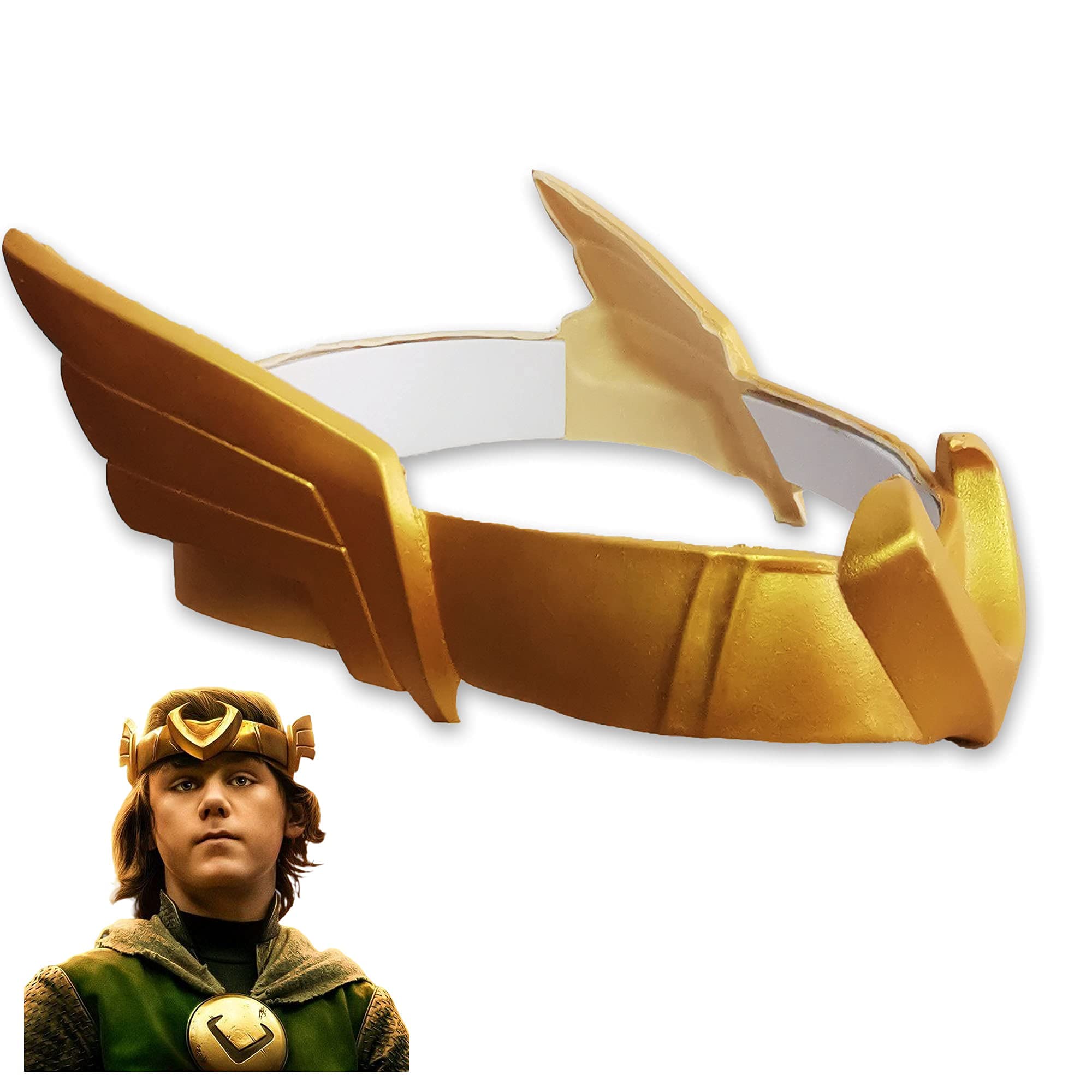 Buy Loki Helmet Horns Cosplay, 2021 TV Loki Series Movie Thor Ragnarok