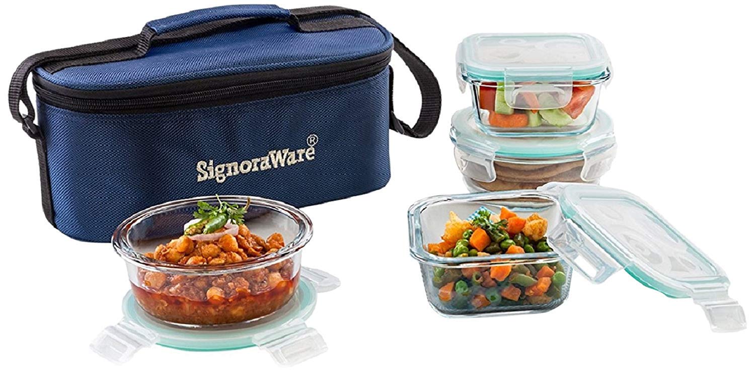 Signoraware best glass lunch box Clearance