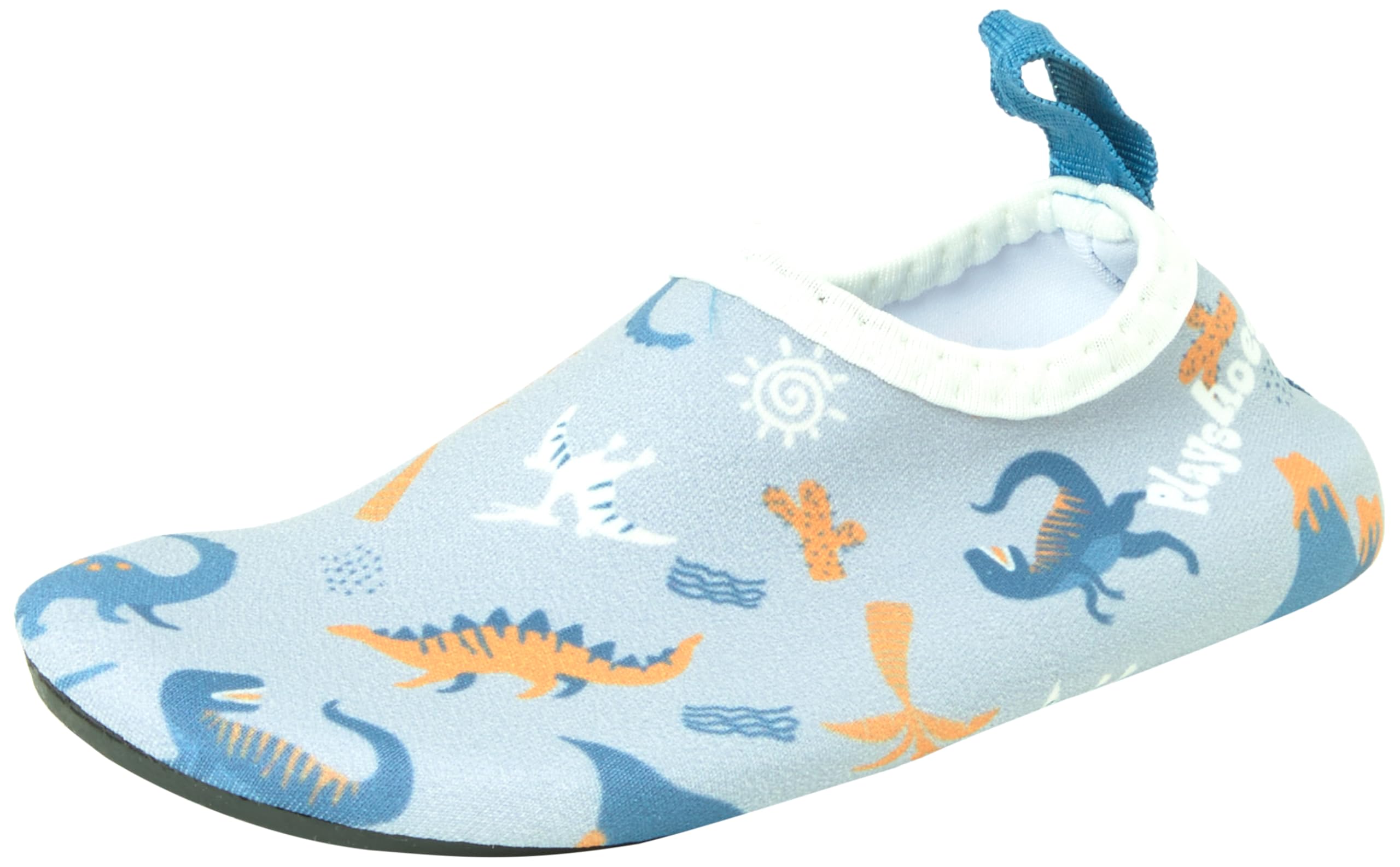 Playshoes Aqua Barefoot Shoes, Dino Allover, 12.5 UK Child