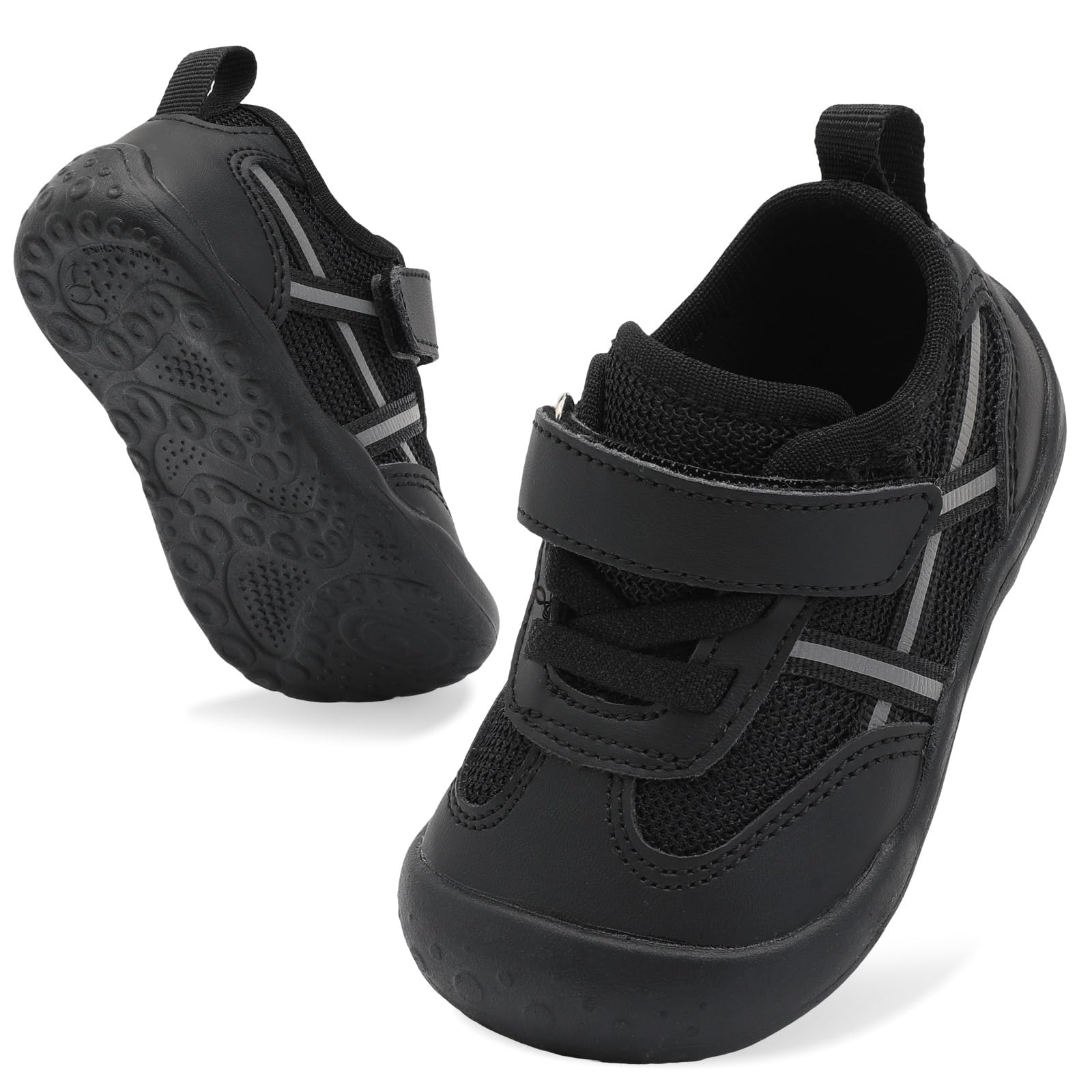 JIASUQI Baby Barefoot Shoes Boy Girls First Walking Shoe Infant Breathable Sneakers Lightweight Non-Slip Crib Shoes Indoor Outdoor — view 11