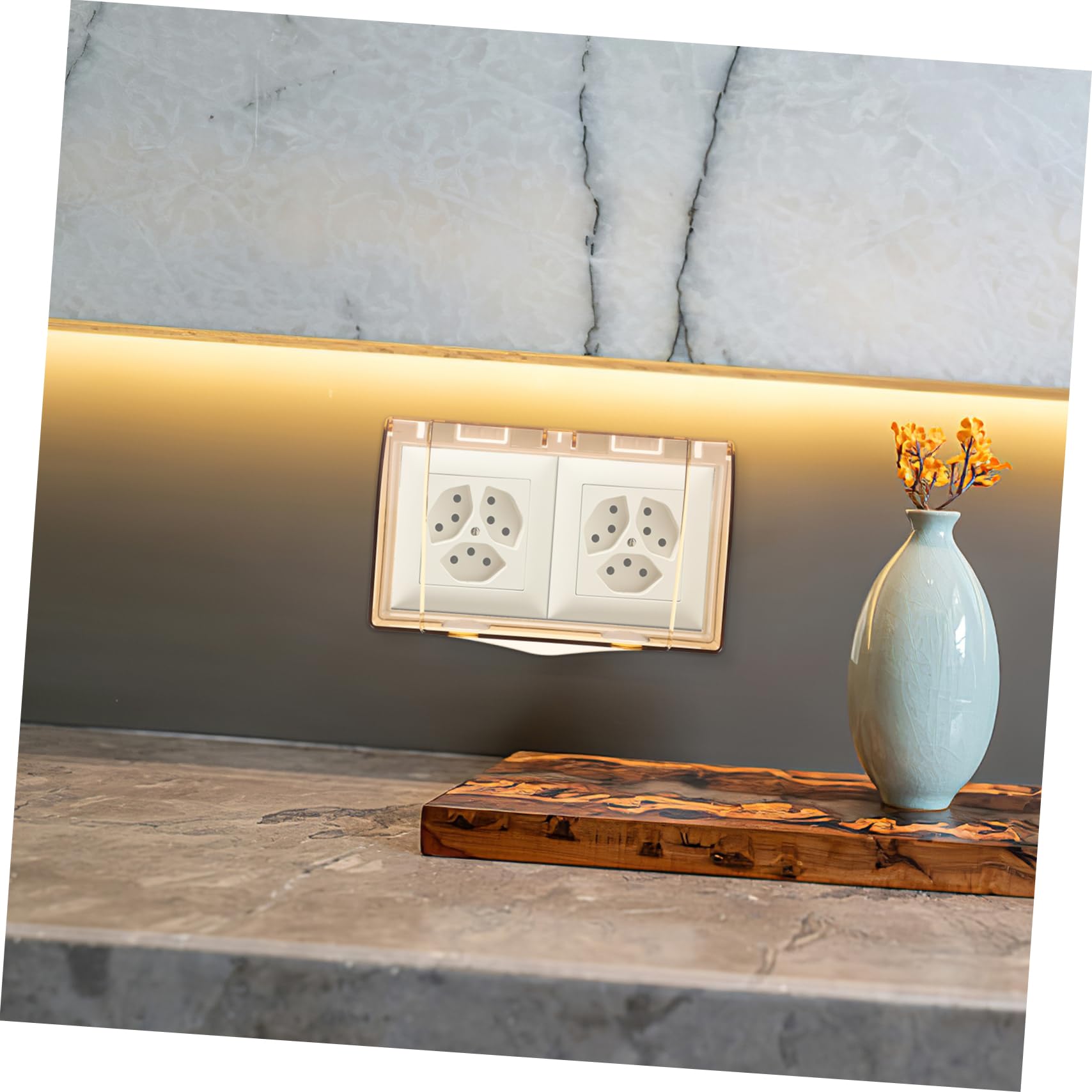 VILLFUL Plastic Exterior Outlet Cover Outdoor Plug Protector Electrical Outlet Cover Outlet Cover Outdoor