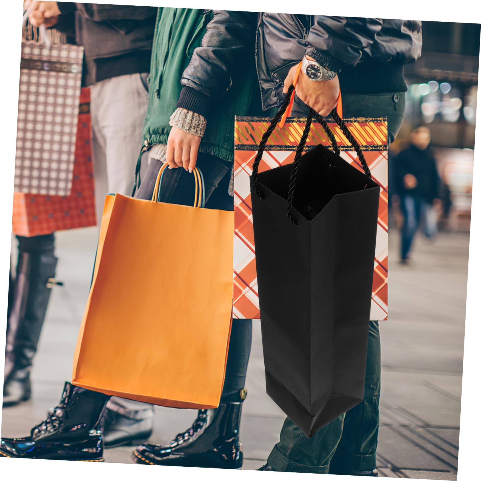 NUOBESTY 48piezas Bolsas para Resistentes y Reutilizables para y Transporte De Botellas De