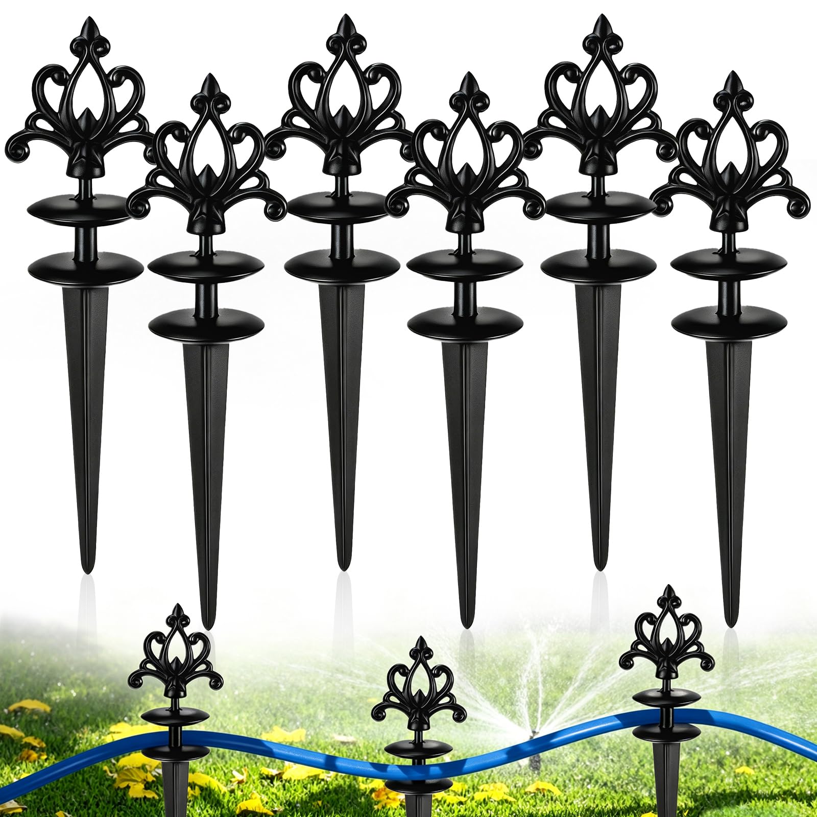 Photo 1 of Zonon 6 Pack Cast Iron Garden Hose Guides