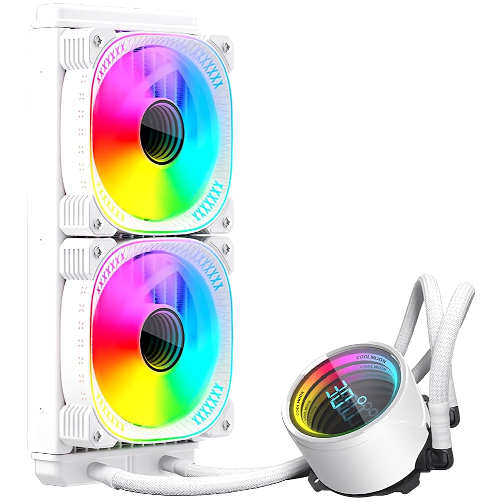 新品COOLMOON AS240mm 一体式水冷散熱器 Amazon.co.jp: 【スモールラボ】COOLMOON 簡易水冷クーラー