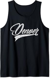 Denver Classic Vintage Colorado Sports Tank Top