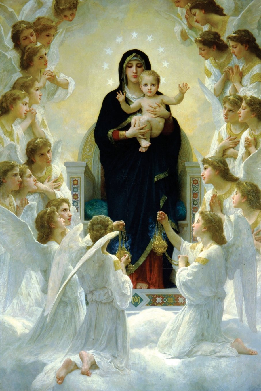 "The Virgin with Angels" by William-Adolphe Bouguereau: Journal (Blank / Lined) (Art of Life Journals)