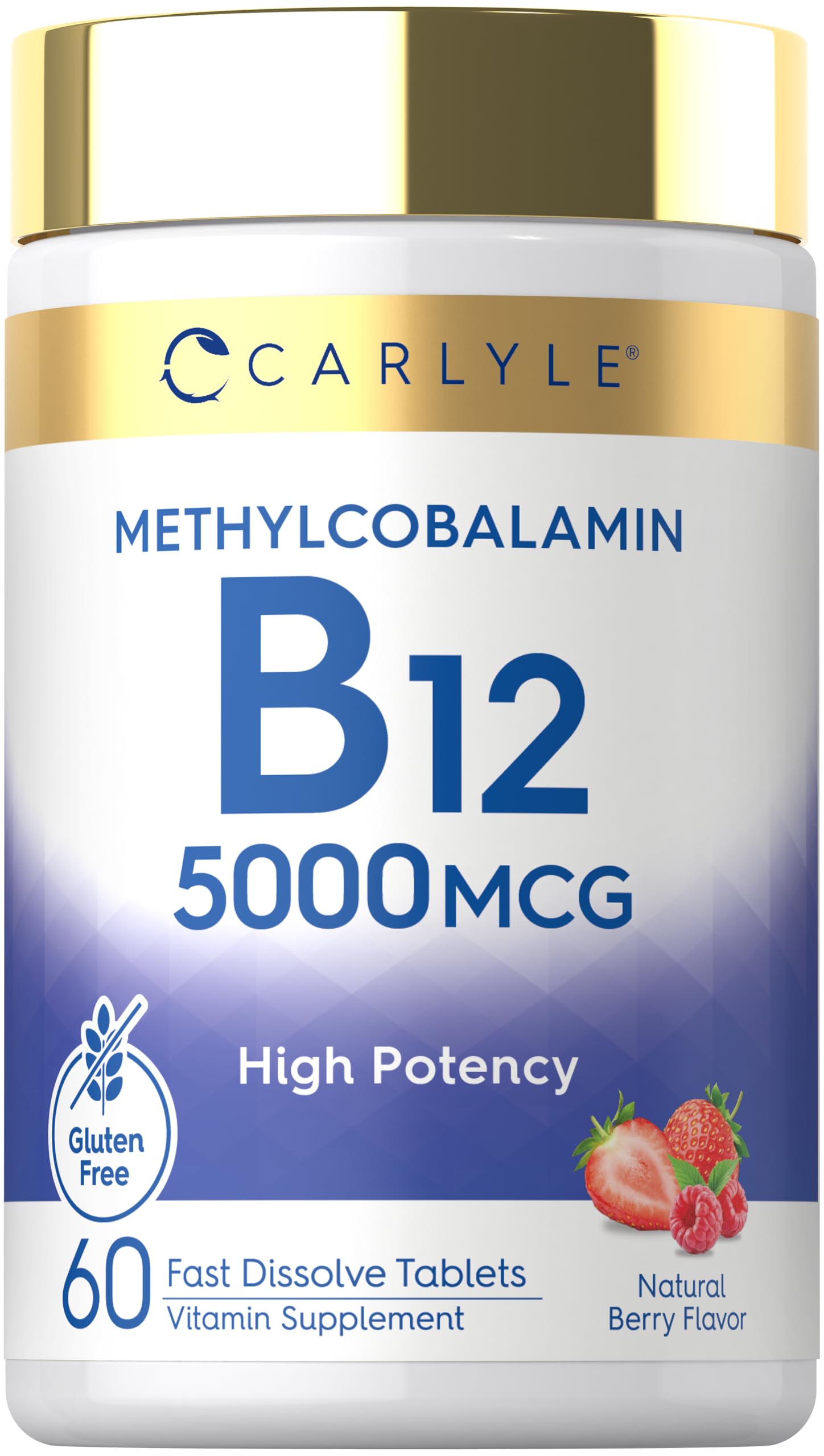 Carlyle Methylcobalamin Vitamin B12 5000mcg | 60 Fast Dissolve Tablets