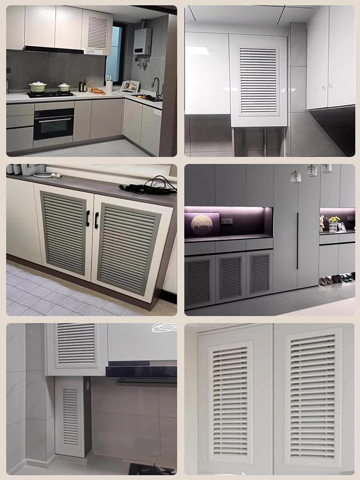 Griglia di Ventilazione A Filo, Griglia di Ventilazione Decorativa da Parete E Soffitto per Bagno, Soffitta, Pannello di Ispezione di Accesso(20x20in (51x51cm))