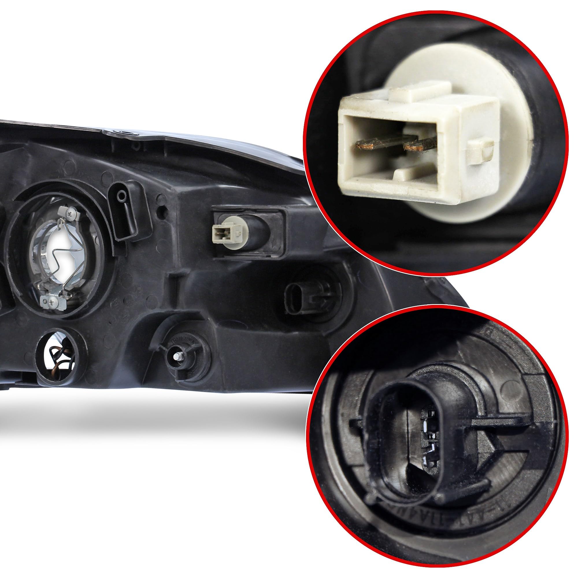 ATEC Germany 2x fari principali anteriori sinistro + destro, compatibile | Compatibile con: VW FOX Schrägheck